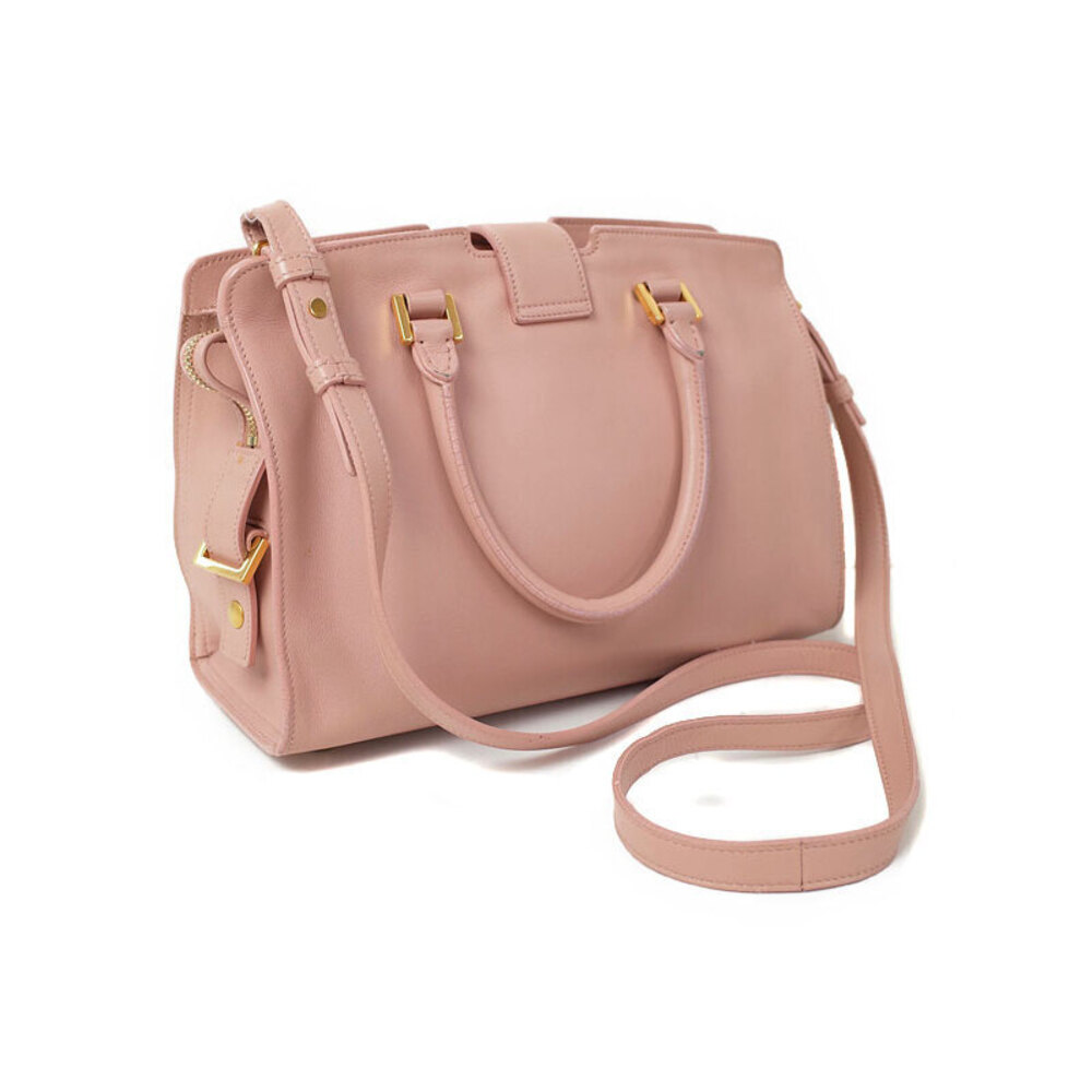 SAINT LAURENT PARIS Monogram Cabas 2way Leather HandBag - Picture 2 of 9